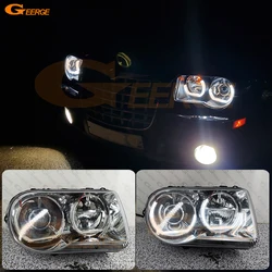 For Chrysler 300 C 300C LX LE 2004 - 2010 Excellent Ultra Bright Refit Day Light Crystal DTM Style Led Angel Eyes Kit Halo Rings