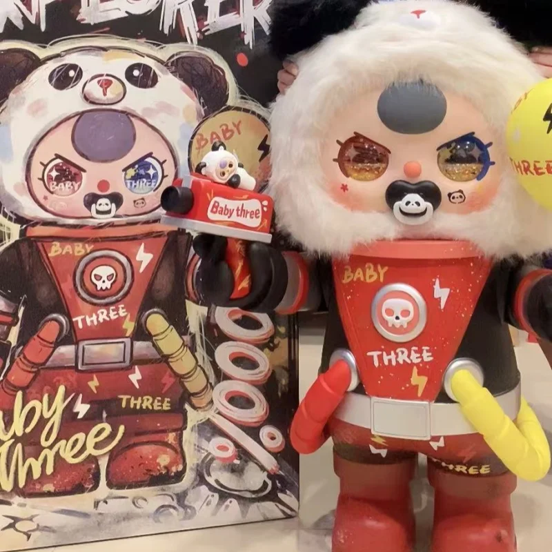 

Новый официальный детский три исследователя, 1000% первое поколение, слепая коробка, милые фритюрные креветки, энергичная кукла-перец, кавайная сумка, кулон, подарок