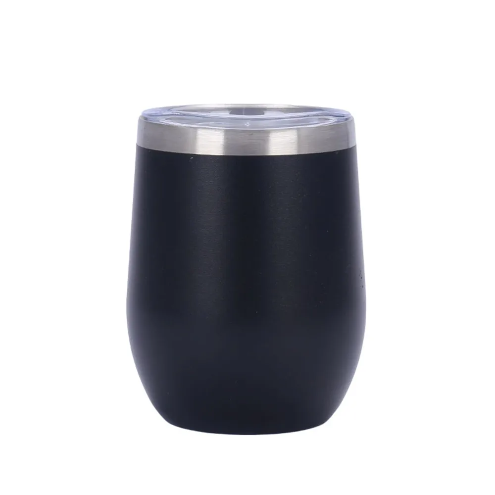 12 OZ Wine Coffee Mug Stainless Steel Vacuum Insulated Tumbler Leak Proof Thermo Beer Cup Thermal Bottle Wedding Gift Girl 350ml