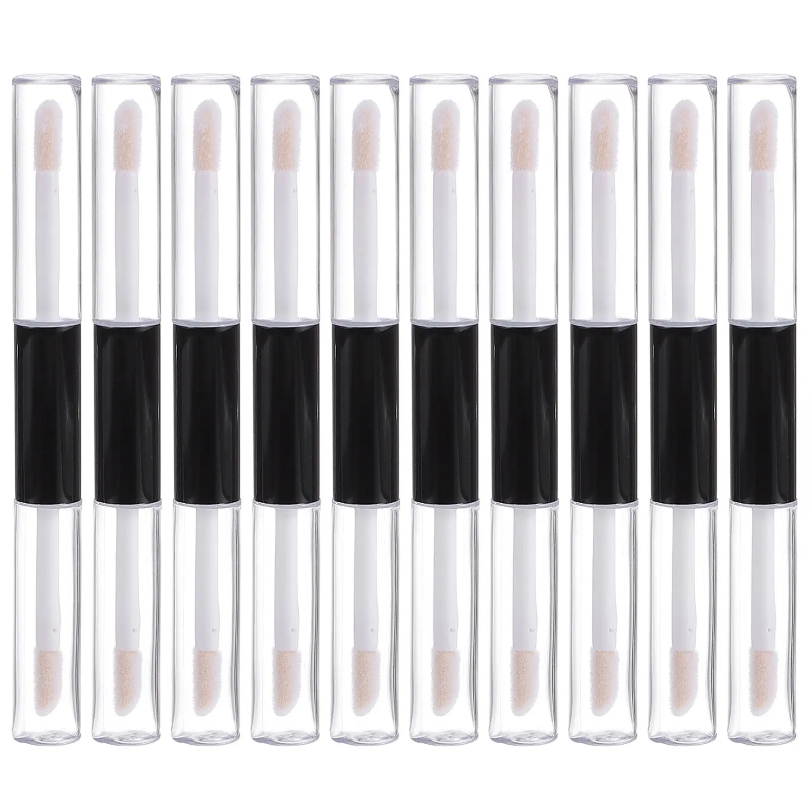 

10Pcs 4Ml Double Ended Refillable Empty Lip Gloss Tube Portable Mini Container for Lipstick Lip Oil Eyeliner Eyebrow