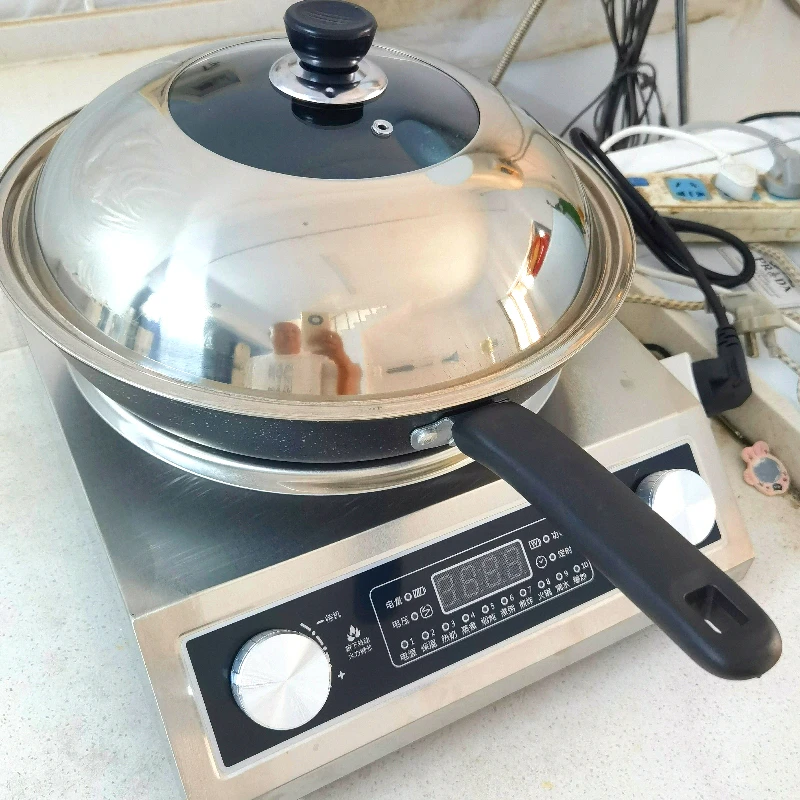 

Индукционная плита, бытовая сплит, 3500 Вт, вогнутая, большая, пожарная индукционная плита, 4200 Вт, кухонная плита, новая модель, водонепроницаемая