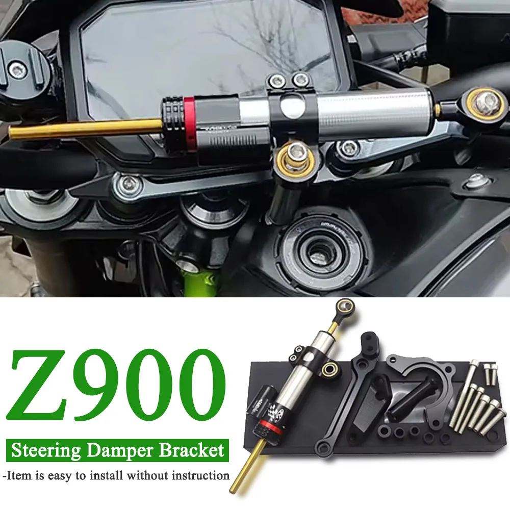 

New For Kawasaki Z900 Z 900 2017 - 2022 Motorcycle Accessories Steering Stabilize Damper Bracket Mount Motorbike Damper Steering