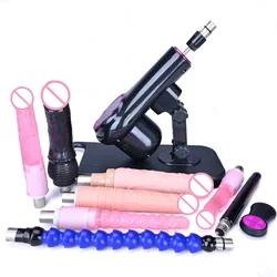 ROUGH BEAST New Sex Machine with 3XLR Attachments Automatic Telescopic Wireless Masturbation Machine for Women and Men Sex Toys