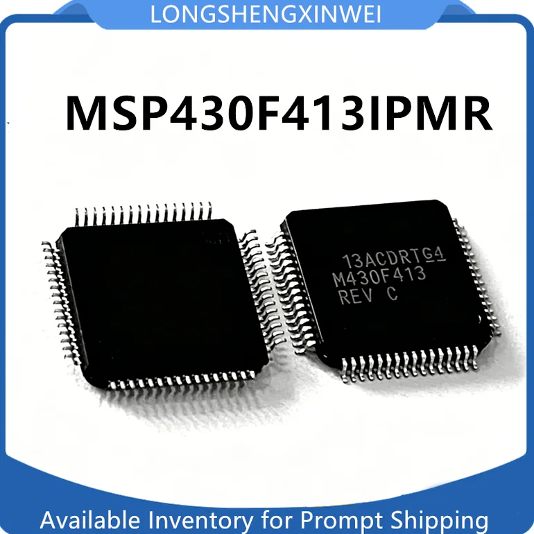 1PCS New Original MSP430F413IPMR M430F413 SMT LQFP64 Microcontroller IC Silk Screen in Stock