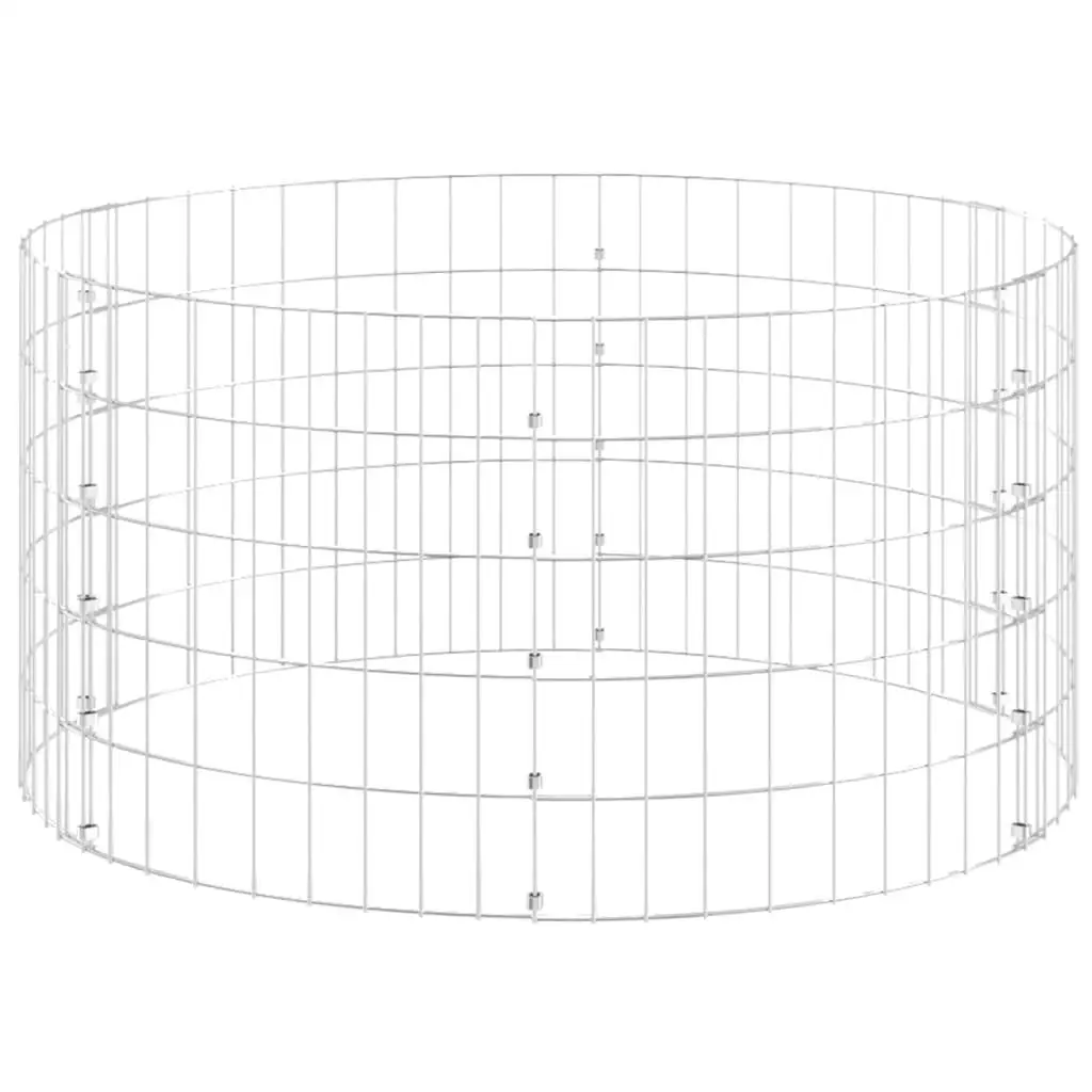 Large Galvanized Steel Garden Composter Breathable Design