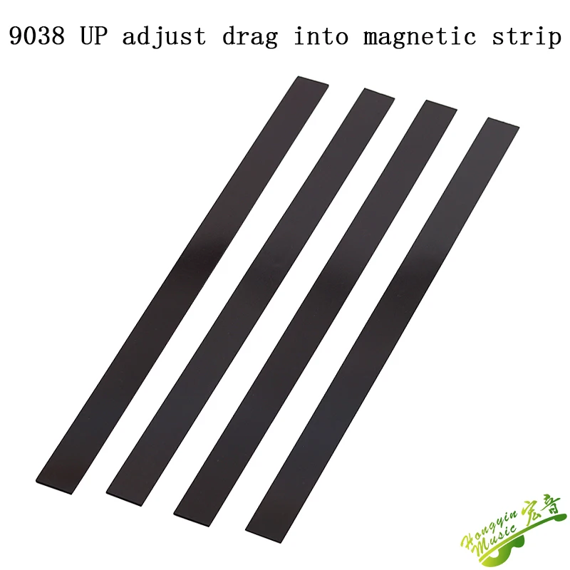 HUATOOL 9038 Upright Piano Magnetic Strips Set 4Pcs, Vertical Drag Adjustment Strips for Piano Tuning & Repair Maintenance