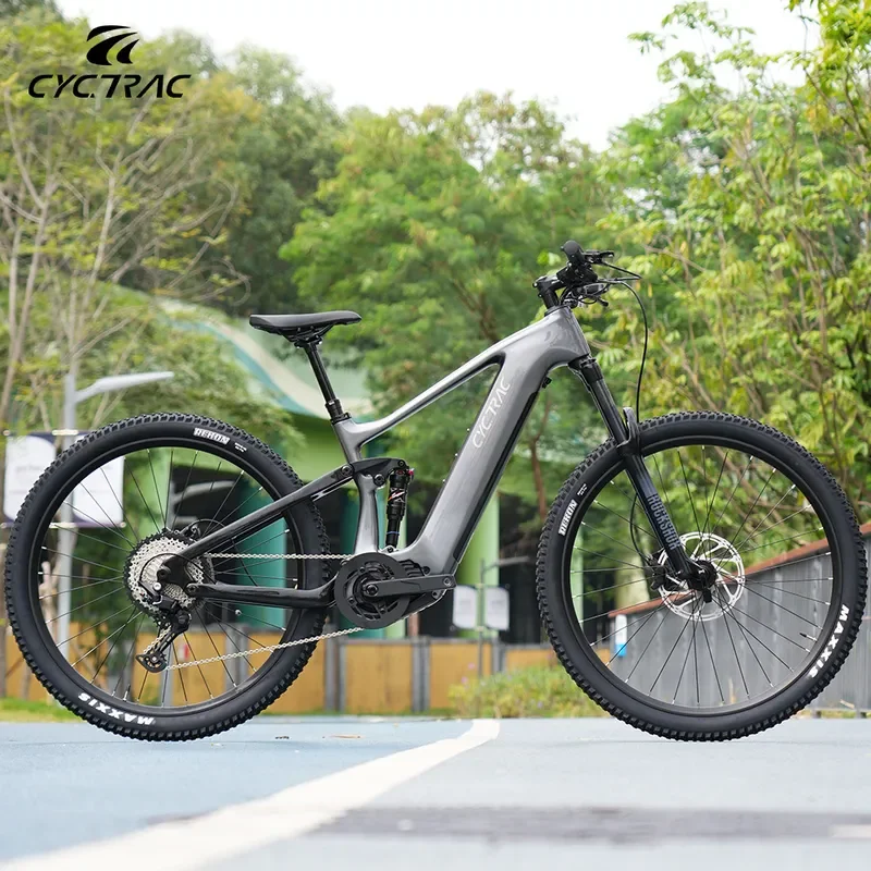 EM10 Electric Power Bike Soft Tail Mountain Bike Carbon Fiber Frame M560 Octagonal Center Pedelec