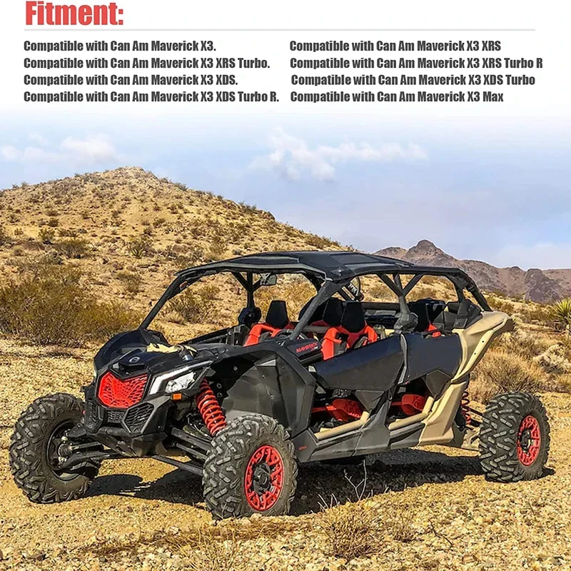 UTV Front Door Storage Bag Side Door Tool Organizer With Cup Holder Removable Knee Pad For Can Am Maverick X3 XDS Turbo R