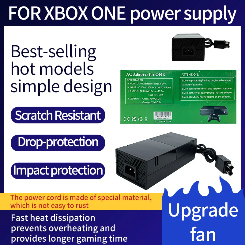 Netzteil Ziegel Netzteil für Xbox One Xbox AC Adapter Ersatz Ladegerät Netz kabel Kabel für Microsoft Xbox One