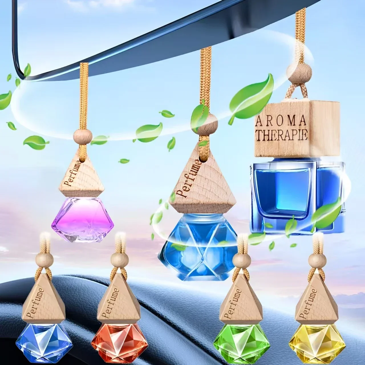 Creative Fragrance Pendent Bottle Home Aromatherapy Perfume Diffuser Air Fresheners Lasting Fragrance Room Difuser Essential Oil view 2