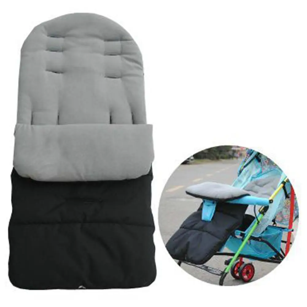 Winter Portable Warm Footmuff Carriage Mat Foot Cover Thick Cushion Sleepsacks Stroller Sleeping Bag