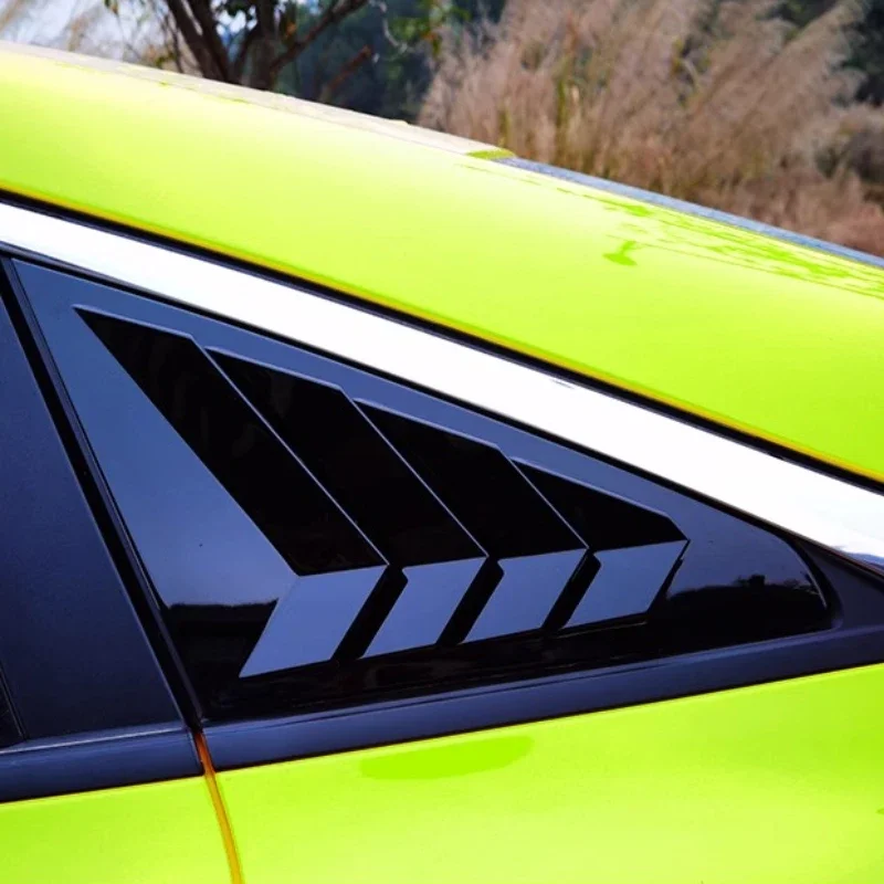 

Жалюзи модифицированные специальные Mustang задние маленькие треугольные украшения для окон, аксессуары для модификации салона автомобиля для MG5 2022-2024