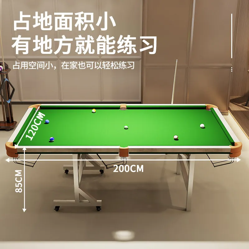 2-In-1 Billiards Table Large Children's Small Indoor Standard Folding Five-point Home Adult Training