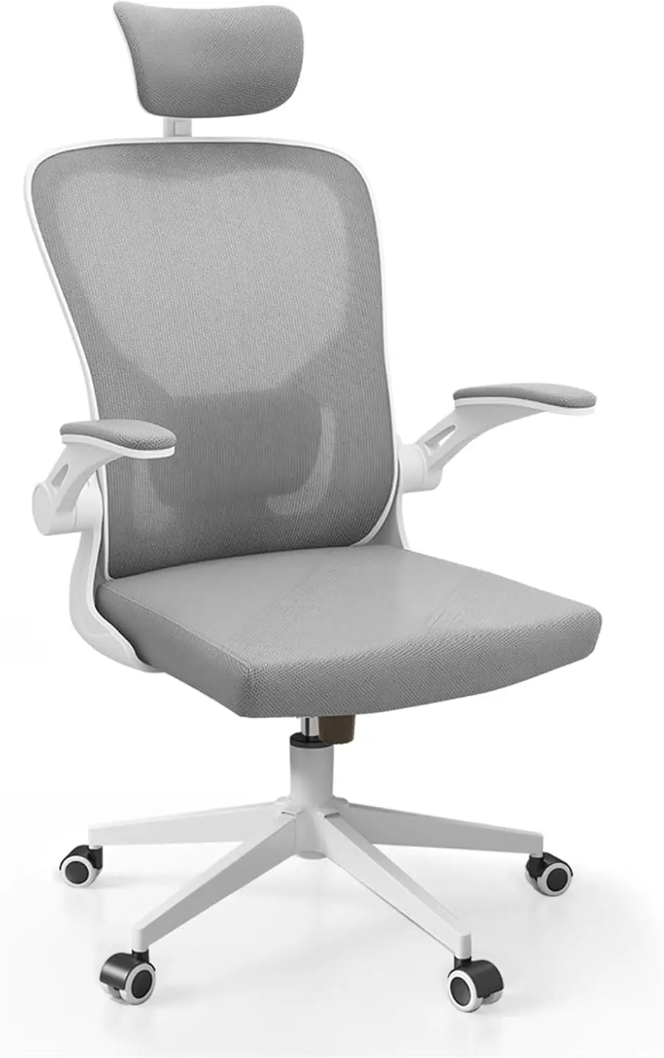 

Ergonomic Office Chair - 400Lb Comfy Desk Chairs With Headrest And Lumbar Support, Heavy Duty Mesh Computer Chairs With Wheels