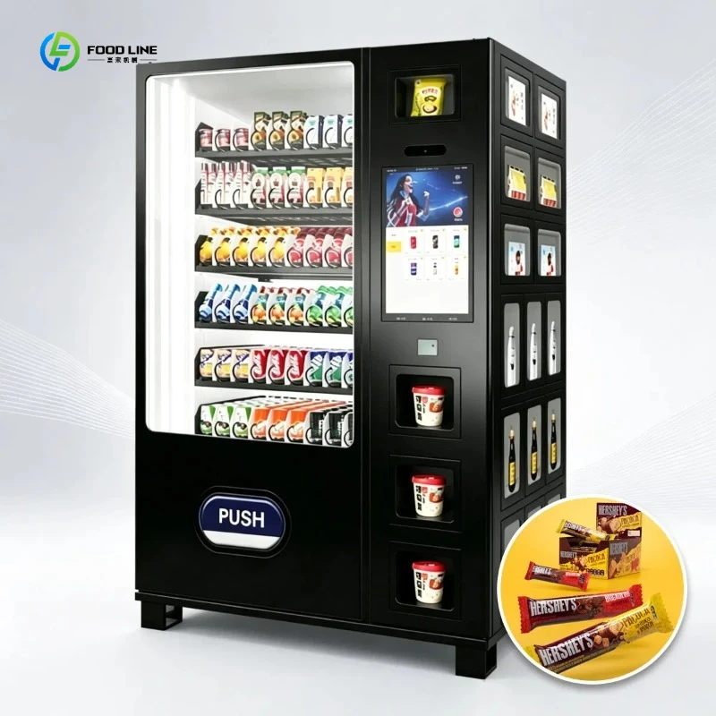 Reliable Snack Cold Drink Vending Machine Self Service Vending Machine for Food FL Customized