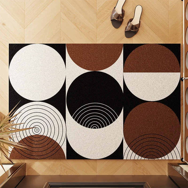 

Geometric Wire Loop Floor Mat Rustic Floor Mats Floor Entry Doormat Traps Dirt Well Door Mat