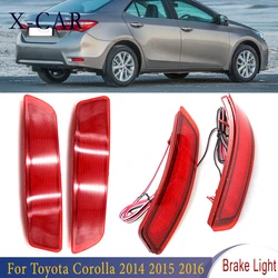 LED Brake Rear Bumper Reflector Turn Signal Fog Lamp For Toyota Corolla 2014 2015-2018 Tail Lights For Lexus GS250