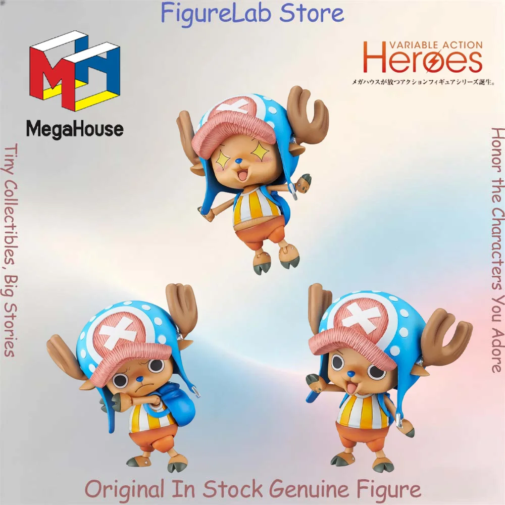 Official Genuine In Stock Megahouse Variable Action Heroes Tony Tony Chopper Figure Anime One Piece Action Model Boxed Toy