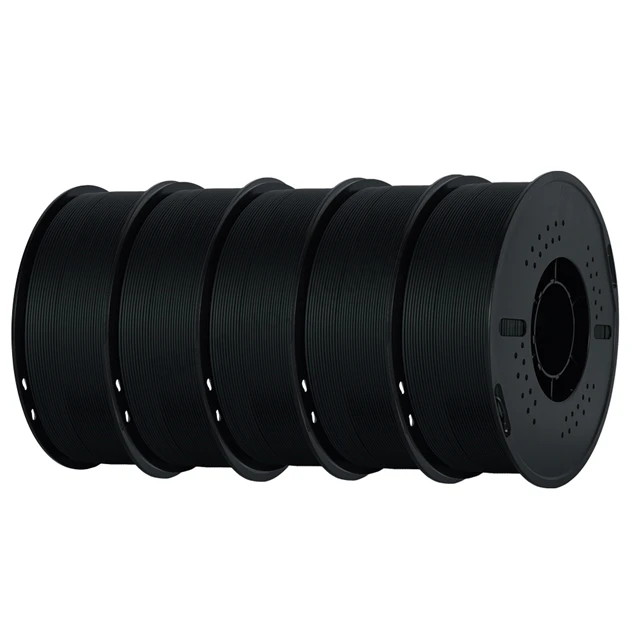KINGROON Standaard ABS Filament 1.75mm 5KG Zwart Gemengde Kleur Hoge Sterkte 3D Printer Verbruiksartikelen 1kg/spoel ABS Plastic Nieuw