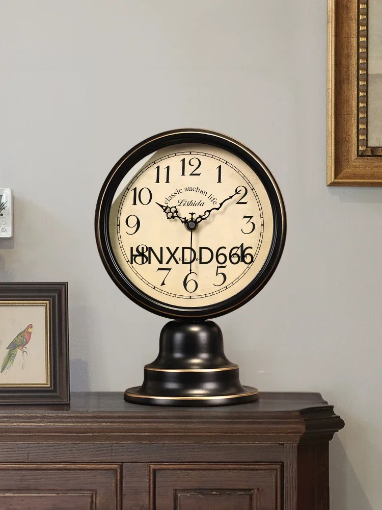 American table clock home desktop creative ornament