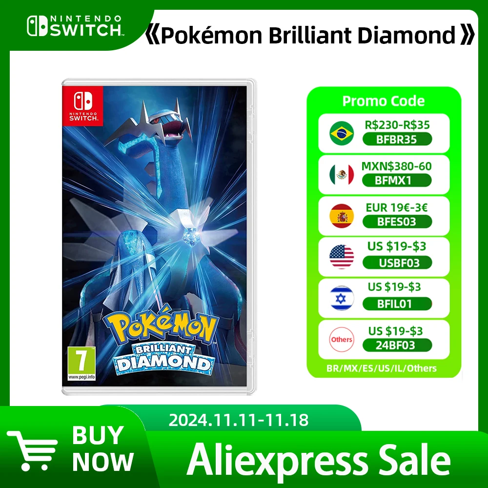 Pokemon Brilliant Diamond Stander Edition - Nintendo Switch Game Deals  Games Cartridge Physical Card 6.7 GB Nintendo Games