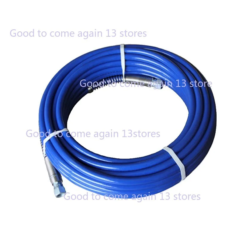 1/4 Airless Paint Spray Hose Upgraded Thickened Woven Fiber Layer High Pressure Flexible Fiber Nylon Tube For Sprayer Gun Pipe