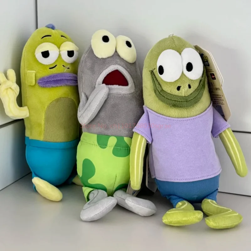 

Potdemiel Spongebob Funny Passerby Fish Plush Doll Bikini Bottom Resident Soft Stuffed Toys Interesting Home Decor Collectible