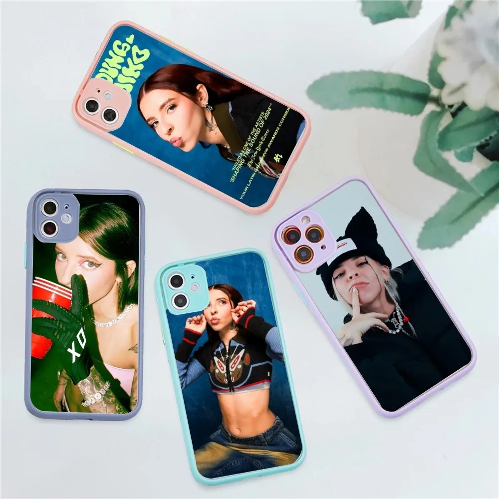 Singer Y-Young M-Miko Phone Case for iPhone 14 11 12 13 Mini Pro Max 8 7 Plus X XR XS MAX Translucent Matte Cover