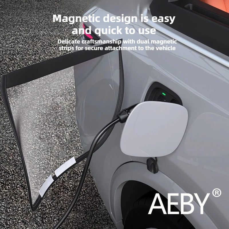 AEBY For BYD Seal U DM-i 2020-2025 Charging Gun Rain Cover, Waterproof Dustproof Protective Cover, EV Charger Accessories