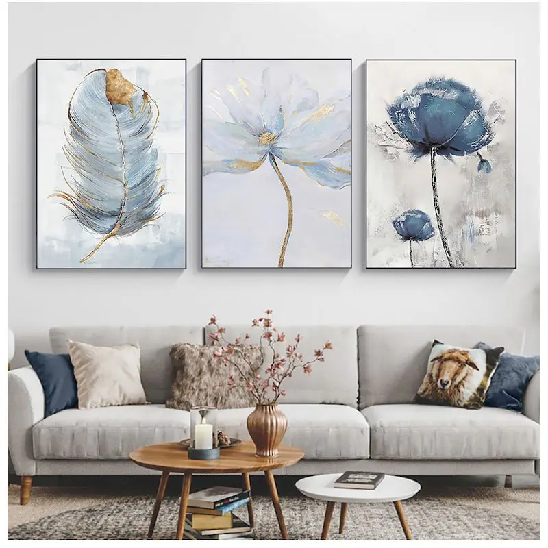 

SDOYUNO Diy Pictures By Numbers Scandinavian Flower On Canvas Oil Handpainted Paint By Numbers 60×75cm Home Decor Unique Gift