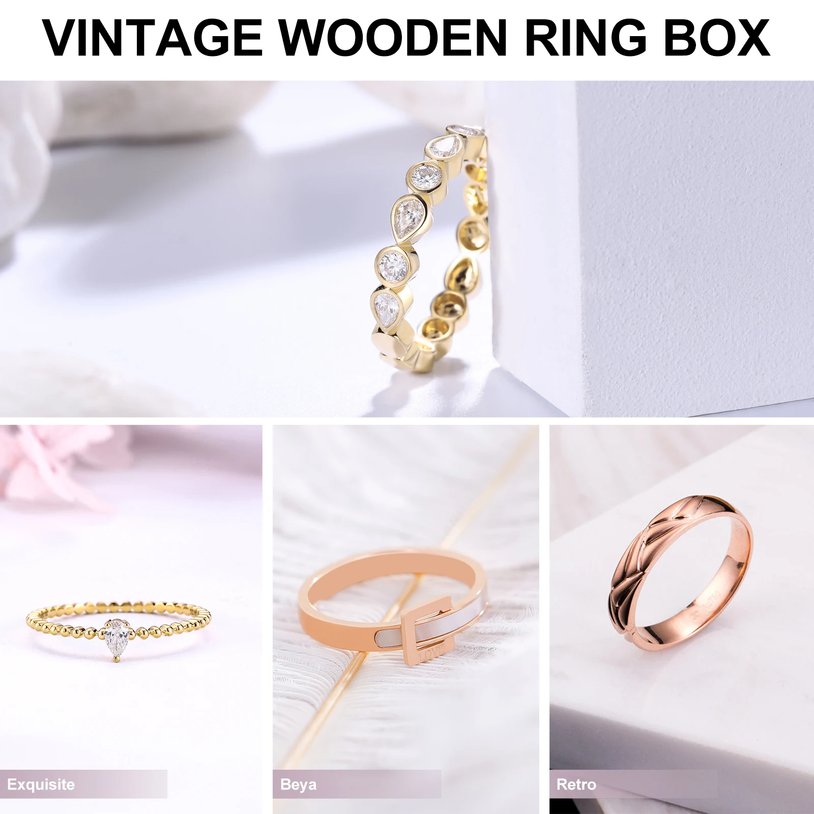 

ring box ring holder wood ring holder wooden engagement ring box proposal ring box