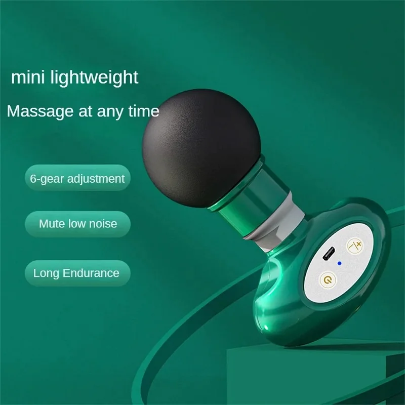 Portable fascia gun vibration massage gun vibration pistol massager deep tissue muscle whole body