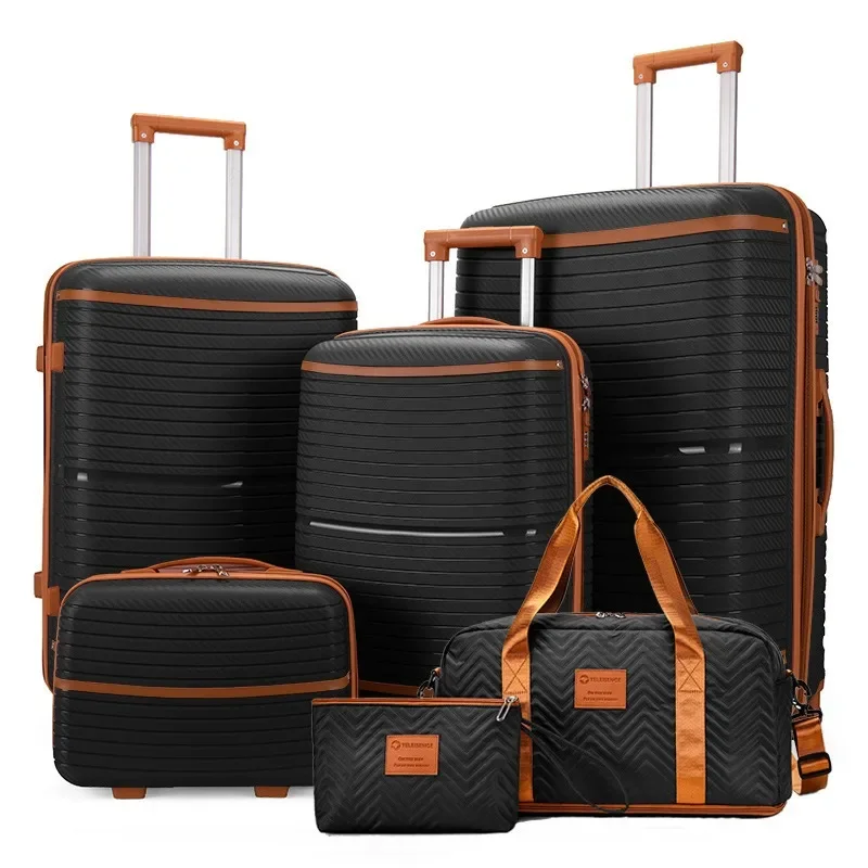 6pcs PP Luggage Set with 13