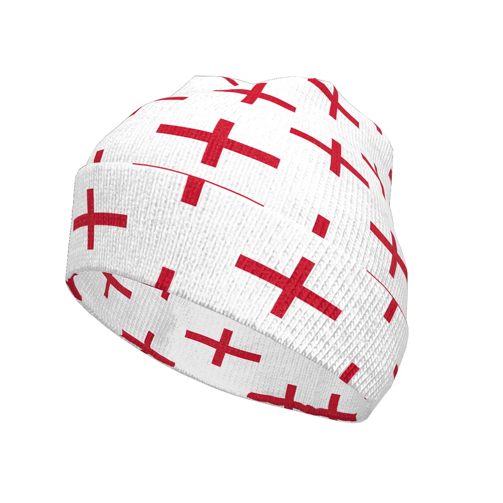 England Knitted Hat Custom Name Winter Cold Pullover British Flags Britain Keep Warm United Kingdom Caps Uk Print Photo Beanies