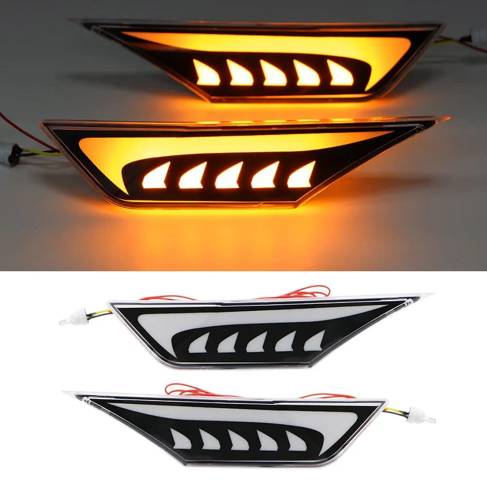 

2 шт. светодиодные боковые габаритные фонари подходят для Honda Civic 10 2016 2017 2018 2019 2020 2021 2022 светодиодные боковые габаритные фонари