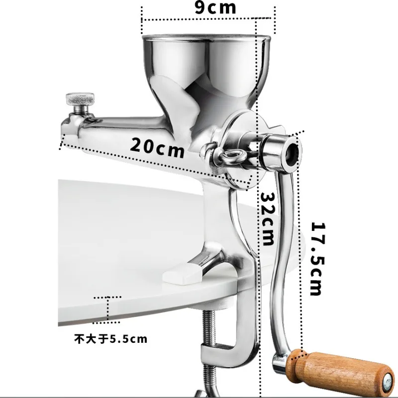 304 stainless steel manual juicer wheatgrass wheat seedlings orange ginger pomegranate household hand juicer