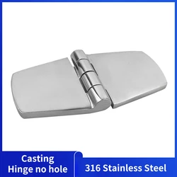 Alastin 316 Stainless Steel Heavy Duty Yacht Boat Marine Hinge Door Hinge - Easy DIY No Screw Hole Type 76 x 38mm
