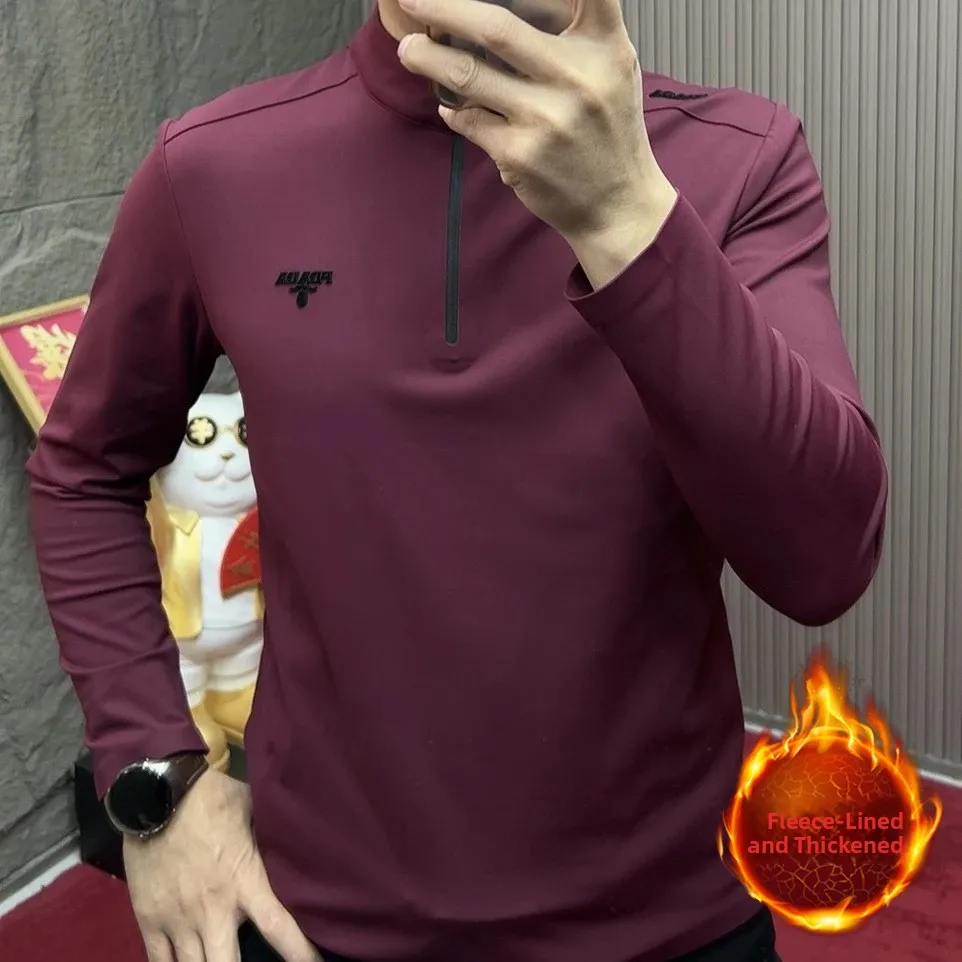 

Мужская повседневная толстовка на молнии с длинным рукавом, однотонная, из полиэстера, комфортная, для отдыха, весна 2026