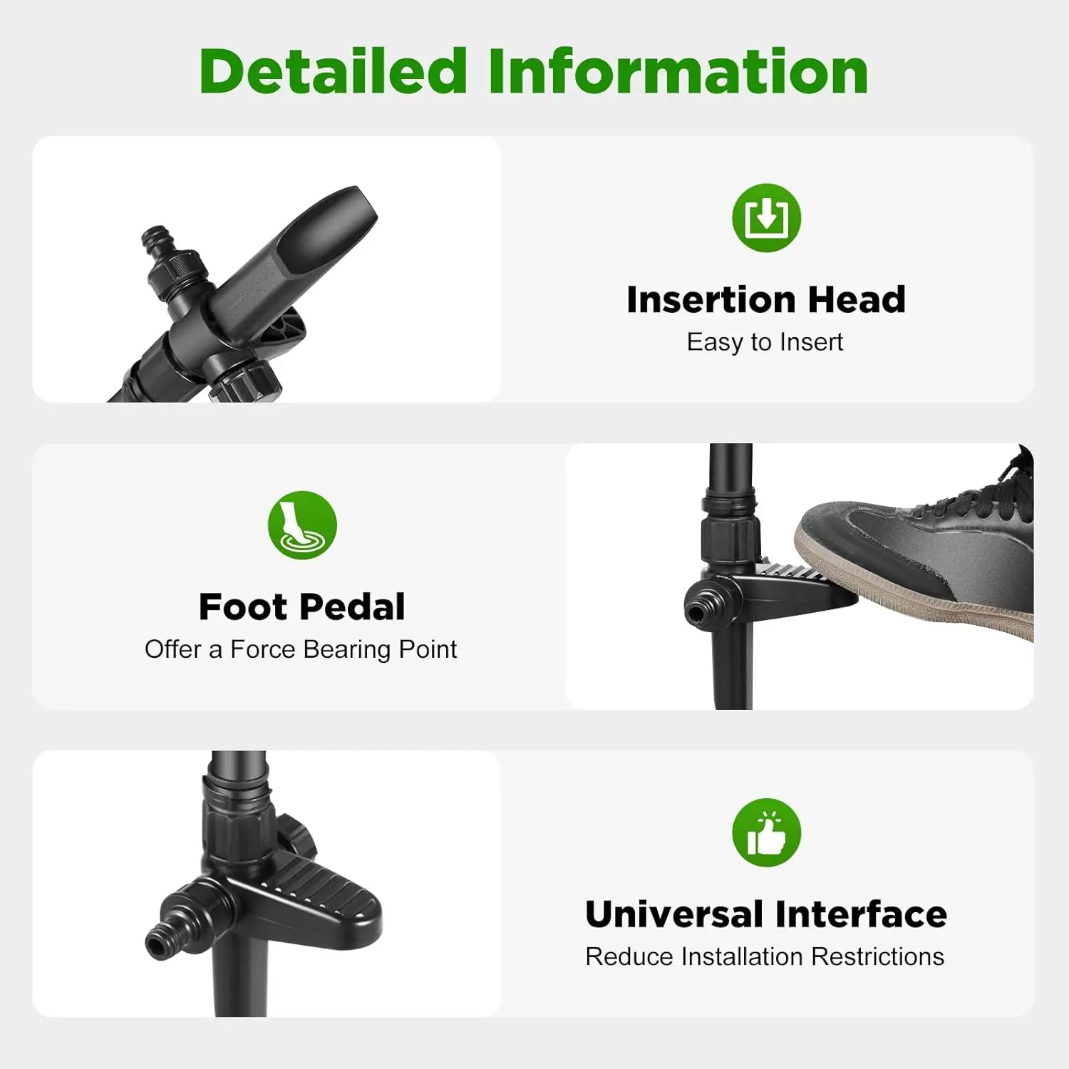 Automatyczny zraszacz solarny z czujnikiem ruchu, rozpylający wodę, odstraszający zwierzęta, do ochrony ogrodu, sadu i trawnika.