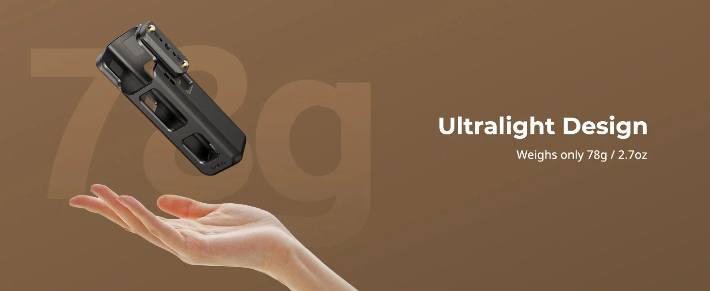 SmallRig Erweiterungsadapter-Käfig für DJI Osmo Pocket 4 Pro / 4 / 3 mit Bidirektionaler Magnethalterung für Action 6 Adapter 6006 – Detail 5