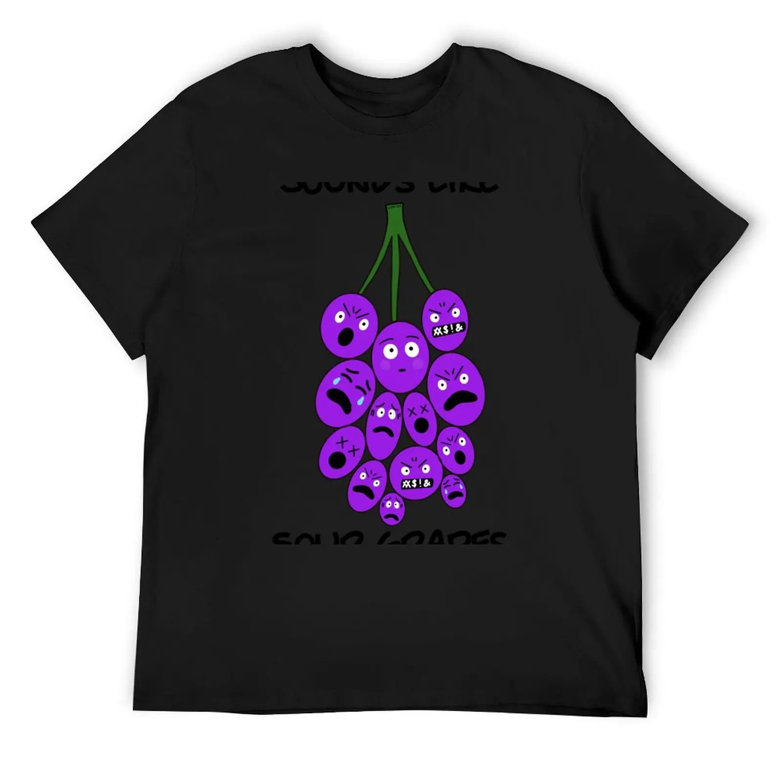 Sounds Like Sour Grapes (Emoji Face) T-Shirt