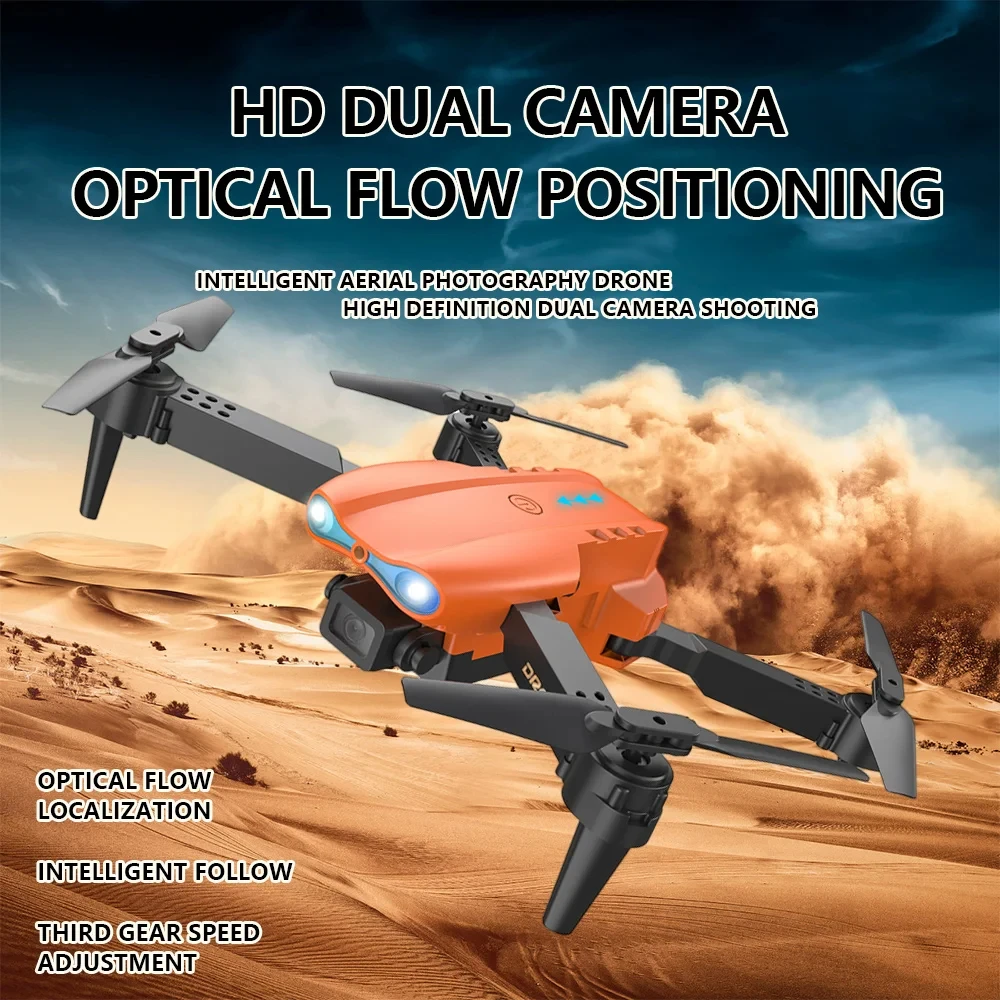 الطائرة بدون طيار E99 K3 Pro HD 4k كاميرا مزدوجة وضع التثبيت العالي طوي صغير RC واي فاي التصوير الجوي كوادكوبتر اللعب هليكوبتر