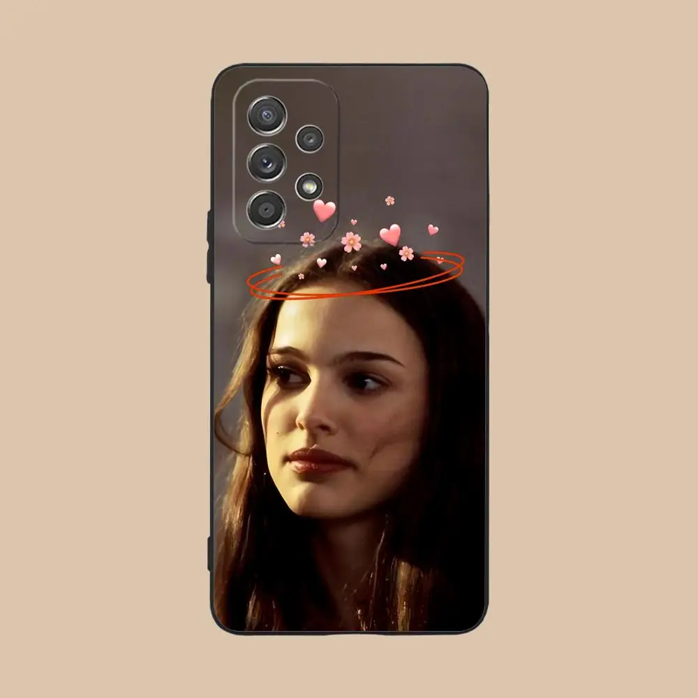 Чехол для телефона Natalie Portman Samsung Galaxy M55 54 42 35 34 33 32 23 22 15 14 13 12 F55 5G мягкий противоударный чехол из ТПУ
