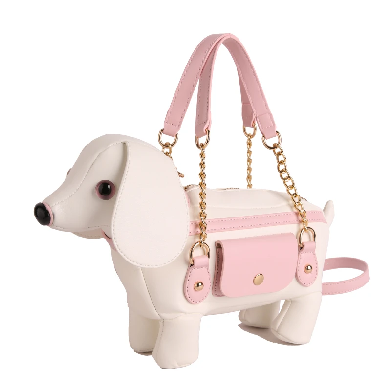 Borsa a tracolla a forma di cane da donna in pelle PU di alta qualità Borsa a tracolla da donna alla moda per borsa a tracolla femminile casual da donna