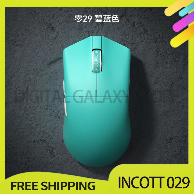 

Беспроводная мышь Incott 029, 8 К, три режима, 2,4 г, прокладка для игровой мыши с Bluetooth, легкий эргономичный аксессуар для ПК, геймера, мышь в подарок