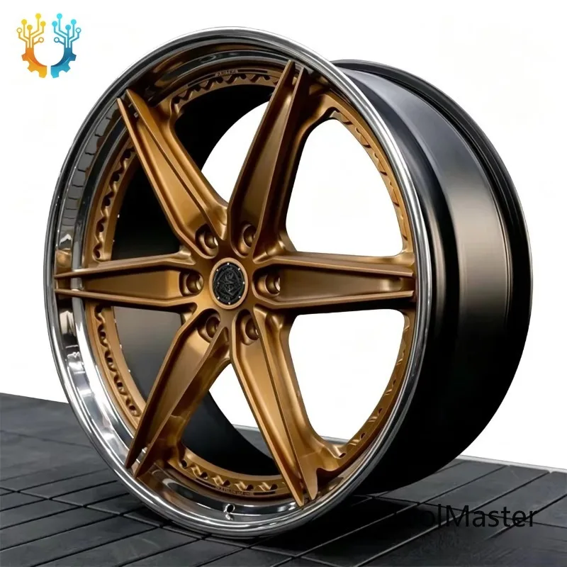 【2026】2-piece Forged Alloy Custom 22 Inch For C8 BMW 5x120 5x127 5x114.3 5x130 Deep Concave Wheel Alloy Rims