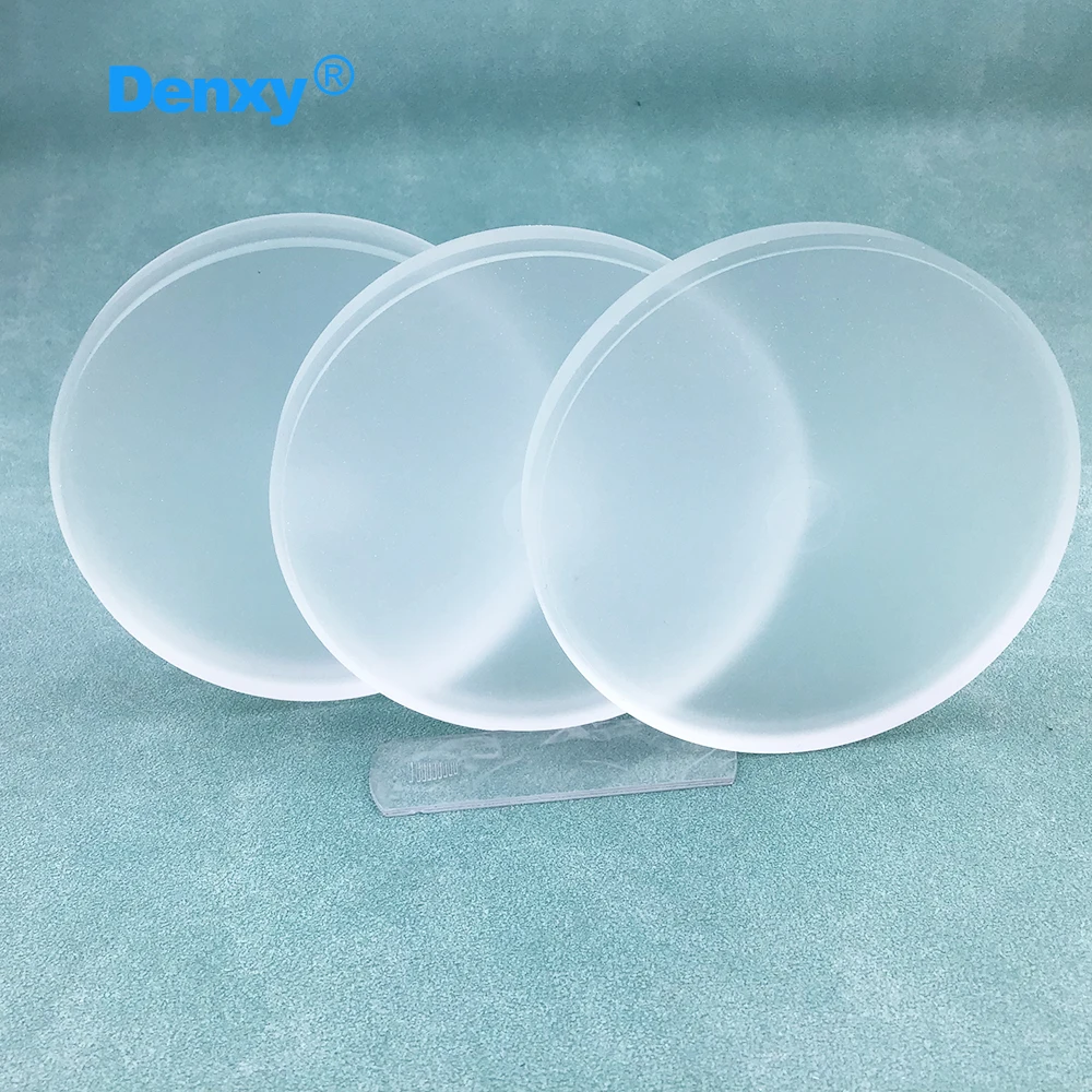 DENXY Klare PMMA-Scheibe 98mm, einlagiger, transluzenter Harzblock, CAD/CAM-Fräsmaterial für Zahnprothesen, Dentallabormaterialien für temporäre Kronen – Detail 3