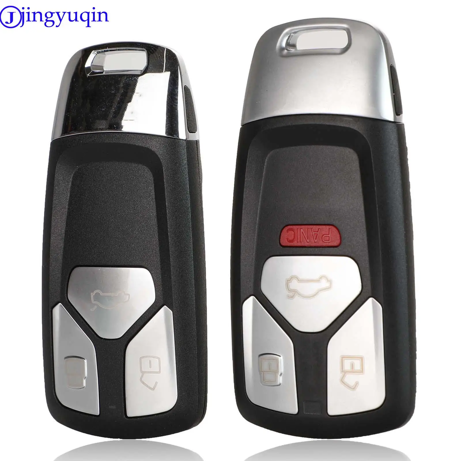 

jingyuqin Remote 3 4 Buttons Car Key Case For Audi A4 New A4L A5 A6L QT S5 S7 Q7 TTS Auto Protection Key Shell Accessories