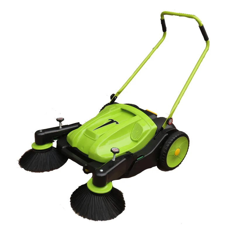 Walk-behind vacuum non-powered sweeping workshop property walk-behind factory sweeper skylight industrial sweeper