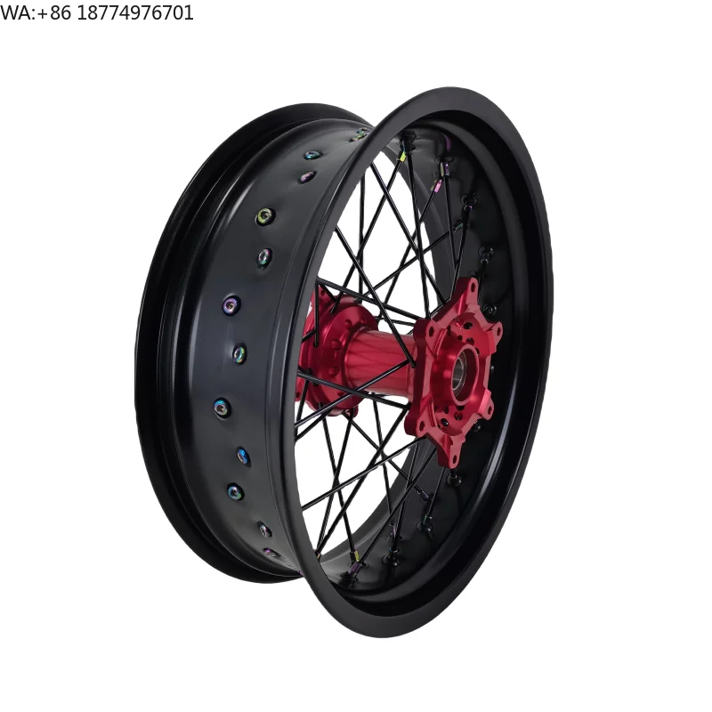 

Новые модифицированные передние колеса для мотоциклов Supermoto: ступица с ЧПУ, диски 16 и 17 дюймов для CRF, CR, SXF, EXC, XC, KX, KXF, YZ, YZF